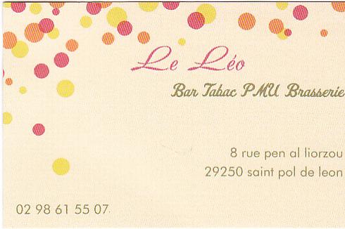 Le Léo, Bar Tabac PMU Brasserie à St Pol de Léon